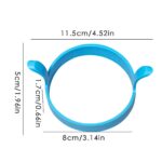 Silicone egg / pancake shaper - colours may vary