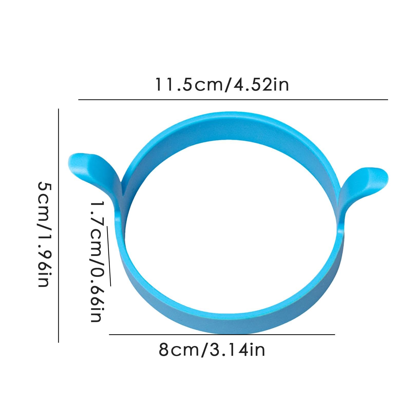 61y7bbGfhoL Silicone egg / pancake shaper - colours may vary - Image 1