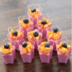Star shaped dessert cups without lids pack of 25 - 70mls