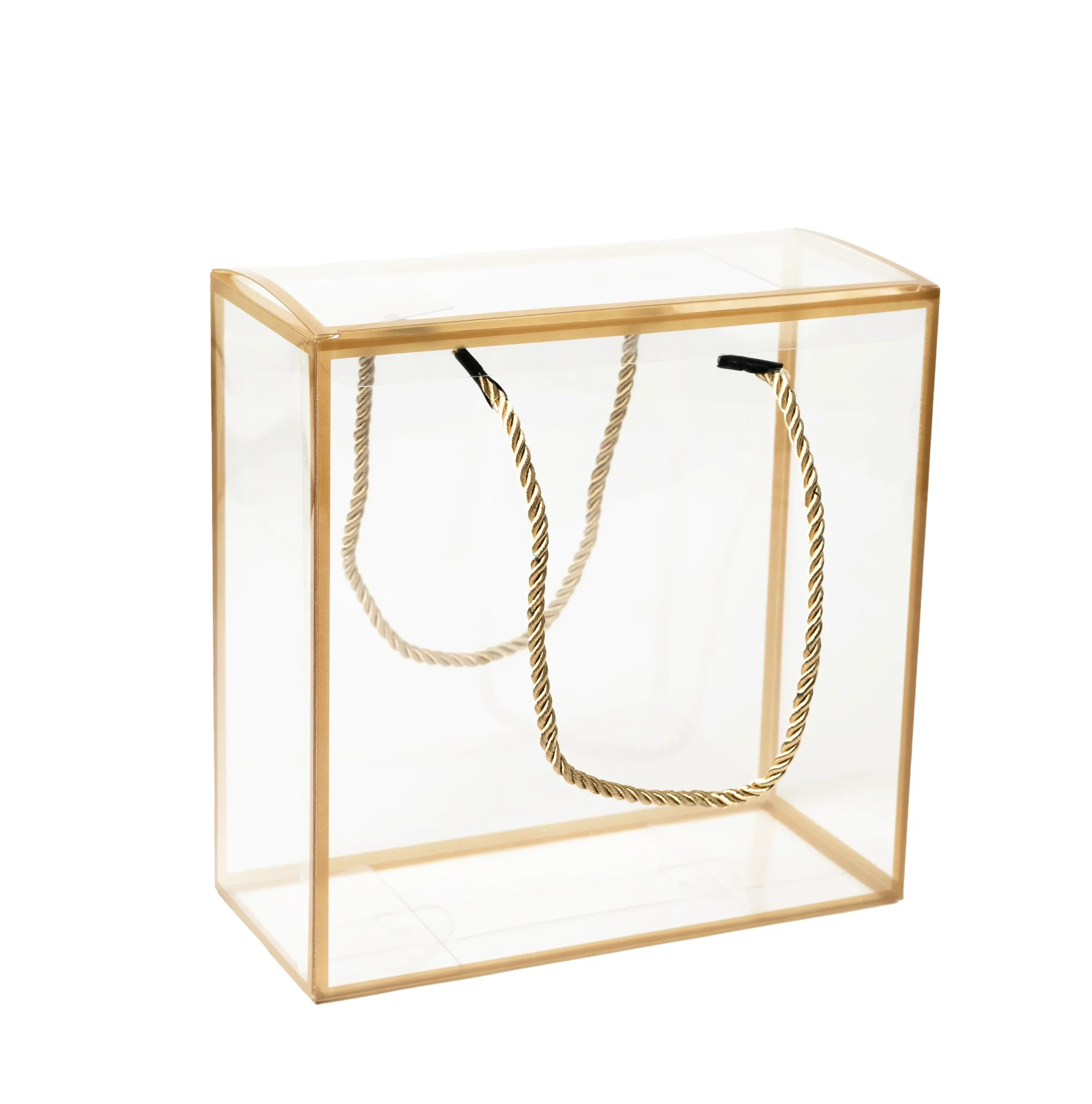 DSC06982copy PVC Gift bags with gold borders and gold ties each - Image 1