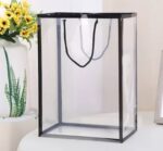 Gift bag PVC large with black border