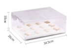 12 Cupcake box PVC with insert - Pack of 3