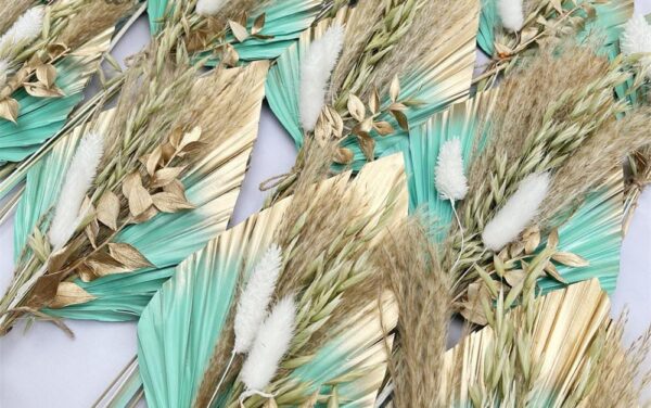 Palm Bouquets - Blue